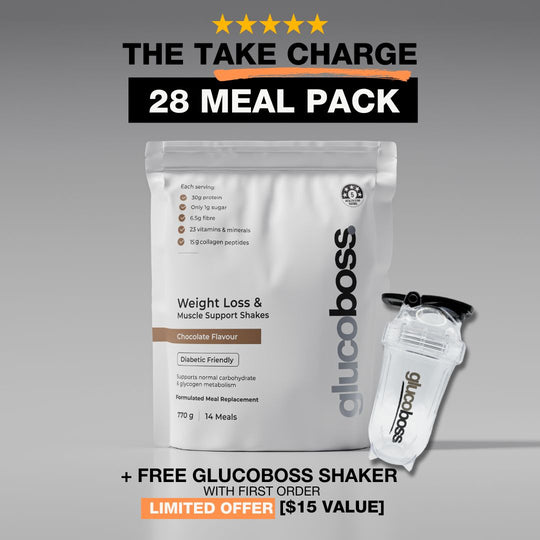 GlucoBoss Weight Loss & Muscle Support Shakes- 28 Meal Pack
