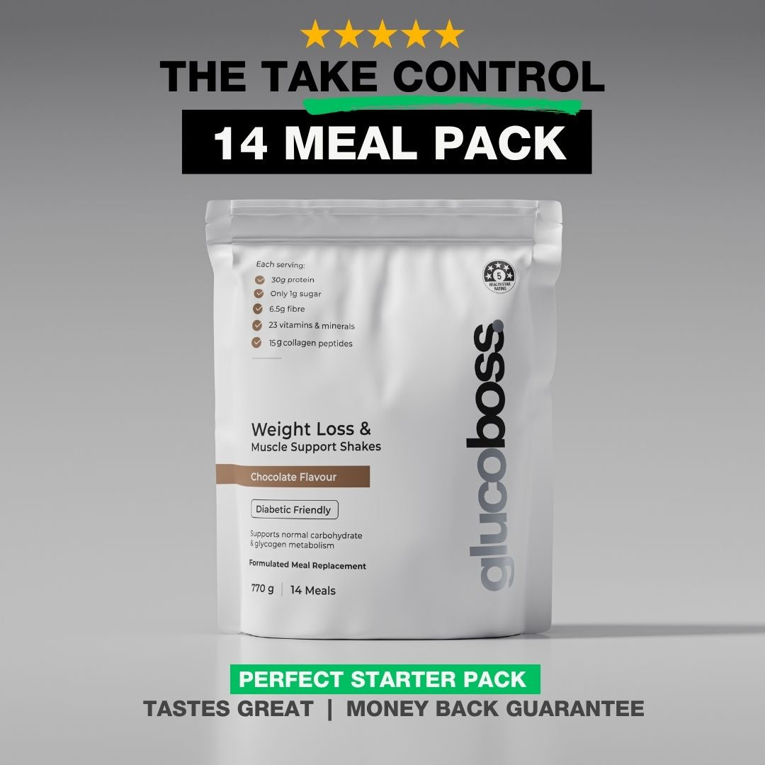 GlucoBoss Weight Loss & Muscle Support Shakes- 14 Meal Pack
